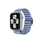 Watch 38mm Star Kordon - Zigzag Beyaz-Mavi
