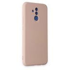 Mate 20 Lite Kılıf Nano içi Kadife Silikon - Pudra