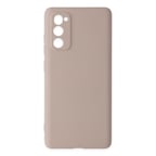 Galaxy S20 FE Kılıf Nano içi Kadife Silikon - Pudra