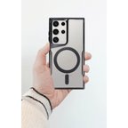 Galaxy S24 Kılıf Boyi Magsafe Silikon Kapak - Kahverengi