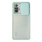 Redmi Note 10 Pro Kılıf Palm Buzlu Kamera Sürgülü Silikon - Turkuaz
