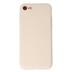 iPhone 7 Kılıf First Silikon - Krem