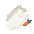  2'li Askılı Tavşanlı Body Zıbın 5707