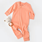 Fermuarlı Tulum 3038 Açık Pembe