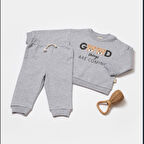 Sweatshirt & Pantolon Takım 8008 Gri