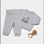 Sweatshirt & Pantolon Takım 8024 Gri