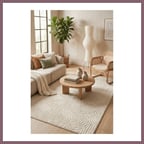 Bezos YoudayHomeCollection MODA Model Oturma Odası Halısı · EBAT: 80X80 BZSS