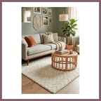 Bezos YoudayHomeCollection MODA Model Oturma Odası Halısı · EBAT: 80X80 BZSS