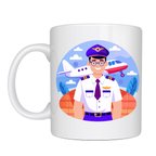 Pilot Tasarımlı Porselen Kupa MODEL 162 – Havacılık Temalı Kahve Kupası – Pilot Hediyesi – Uçak Desenli Beyaz Kupa – Ofis ve Günlük Kullanım Kupası