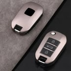 Peugeot 301 Citroen C-ELLYSE Berlingo 2024  Anahtar Uyumlu Silikon Oto Anahtar Kumanda Kabı Kılıf Gri