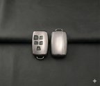 Land Rover Range Rover 2010-2018 Uyumlu Smart 3 Buton Silikon Oto Anahtar Kumanda Kabı Kılıf Gri