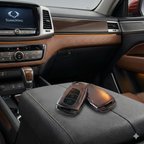 Torres Musso Korando Uyumlu Smart 3 Buton Silikon Oto Anahtar Kumanda Kabı Kılıf Gri