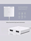Usb-c To Hdmı Multiport Adapter Çoklu Dönüştürücü ZJQ01TM