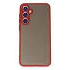 Galaxy S23 Kılıf Montreal Silikon Kapak - Kırmızı