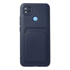 Redmi 9C Kılıf Kelvin Kartvizitli Silikon - Lacivert