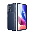 Poco M5 Kılıf Auto Focus Karbon Kapak - Lacivert