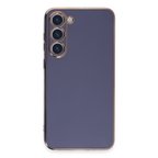Galaxy S23 Kılıf Volet Silikon - Mavi