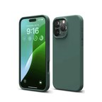 iPhone 16 Pro Max Kılıf First Silikon - Koyu Yeşil