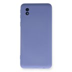 Galaxy A01 Core Kılıf Nano içi Kadife Silikon - Lila