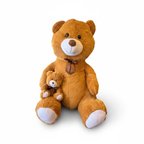 BUĞZ 62518 100 CM YAVRULU AYI PELUŞ -HLY