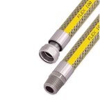 BUĞZ Ocak Fırın Doğalgaz Bağlantı Fleksi Extra Korumalı Hortum 0.75 Cm