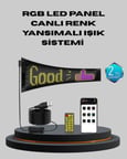 BUĞZ 5V USB Akıllı Piksel LED Panel – Mobil Uygulama Kontrollü, Renkli Işık Efektli