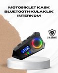 BUĞZ Bluetooth 5.4  İnterkom IP65 Toz ve Su Geçirmez LED Göstergeli