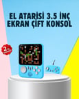 BUĞZ 666 Klasik Oyunlu Mini Retro Konsol – Büyük Ekran Desteği