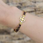 Özel Tasarım Yves Saint Laurent Yonca Çelik Bileklik