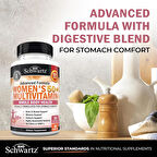 BioSchwartz Daily Multivitamin for Women Vitamin Memory Support Stress Reduction & Healthy Immune Response 60 Caps