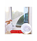 5 Adet Sineklik Yıkanabilir Pencere Sinekliği Cırt Bantlı Yapışkanlı 130cm X 150cm-swatter-windows