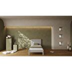 BLINK Modern Soft Gri Tek Kişilik Karyola 120x200