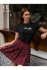 Erkek Blocking Graphic Ciel Lune - Oversize T-Shirt