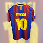  2010-11 Sezon Barça Retro Kısa Kollu Forma Yetişkin Nostalji 
