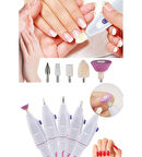 5 Başlıklı Manikür Seti Manikür Pedikür Cihazı T-16