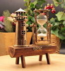 Deniz Feneri Tasarımlı Kum Saati Dekor Hediyelik S-13