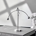 Halterci Şeklinde Newton Balans Denge Topları han-24