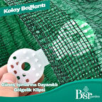 Bsr Garden Gölgelik Klipsi Uv Katkılı Beyaz 100 Adet