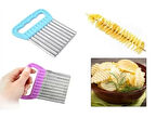 Chips Chopper Şekilli Sebze Ve Meyve Dilimleyici