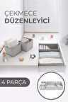 Çekmece Düzenleme Kutu Seti Organizer 4lü Set