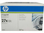 Hp C4127X (27X) Mavi Beyaz Kutu Siyah Orjinal Toner