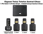 Gigaset C530 IP 4 Dahili Dect Telsiz Kablosuz Telefon Santrali