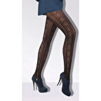 Daymod Kadın Amatista Micro File Desenli Külotlu Çorap