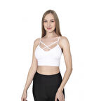 1052 Pinkhan Ön Çapraz Büstiyer Kadın