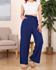  Censey Kadın Normal Bel Bol Paça Palazzo Pantolon - Yazlık Rahat Kumaş - Şık Günlük Kombin