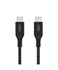 Belkin 240W Örgü C to C Kablo 1m, Siyah