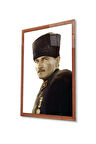 Atatürk Cam Tablo 4mm Dayanıklı Temperli Cam, Atatürk Glass Wall Art