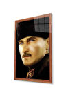Atatürk Cam Tablo 4mm Dayanıklı Temperli Cam, Atatürk Glass Wall Art