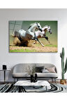 Atlar Cam Tablo, Ev Ofis Salon Hediyelik Duvar Dekoru