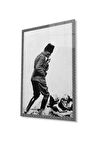 Atatürk Cam Tablo 4mm Dayanıklı Temperli Cam, Atatürk Glass Wall Art